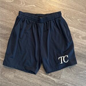 Training Club Mesh Navy Blue Athletic Shorts